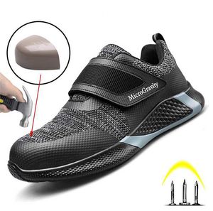 Doğrudan Emniyet toptan satış-Doğrudan Satış Tembel Emniyet Ayakkabı Erkek KPU Malzeme Hafif Koruyucu İş Ayakkabıları Delinme Geçirmez Güvenlik Botları