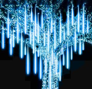 Liderliğindeki Kar Yağışı Tüpleri toptan satış-Watwerproof cm cm Kar yağışı LED Dizeleri Işıkları Noel Meteor Duş Yağmur Tüp Işık Dize Xmas Parti Düğün Için AC100 V