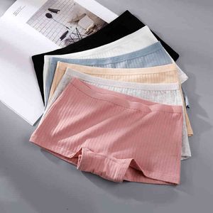 Pantalones de seguridad de verano debajo de la falda calzoncillos sin costuras para mujer pantalones cortos de Color sólido de talla grande Boxer acogedor para mujer