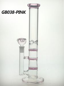 Glas-Shisha-Bongs (38) mm, 12-Zoll-Becher mit 14-mm-Kopf, 350 g/Stück für GB038