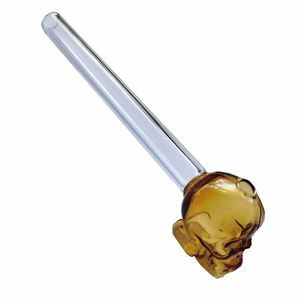 2021 Il produttore fornisce pipette per pipe in vetro dalla forma speciale, accessori per pipa per tabacco con testa di pistola in vetro acquerellato artigianale in vetro colorato