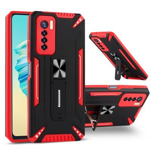 Armor Cases voor Tecno Spark Go Camon Pro Premier Case Houder Silicon Magnetic Ring Hard Pop Cover
