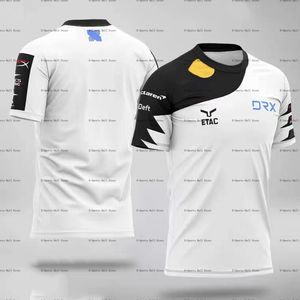 Summer Drx Team Uniform E-Sports Competer Player Jersey T-shirt Sowa z krótkim rękawem