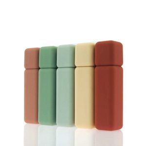 Garrafas de armazenamento frascos 100 pcs Lip Gloss Wand Tubos, 5ml tinta de borracha textura fosca recipientes vazios, lipgloss