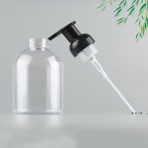Flacone per pompa in plastica trasparente con schiuma disinfettante per le mani da 500 ml per la disinfezione di cosmetici liquidi via mare RRE11425