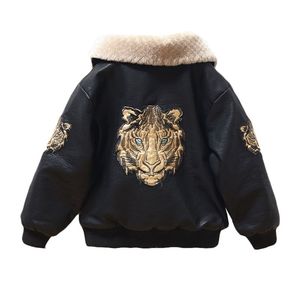 Bebé menino menino primavera outono inverno pu casaco jaqueta crianças moda jaquetas de couro crianças casacos overwear roupas 7-12Y 211011