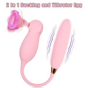 Articoli per massaggi Punto G Stimolazione della vagina Vibrazione Uova vibranti Giocattoli sexy per donna Multifunzione Succhiatore Vibratore Clitoride Capezzolo Ventosa