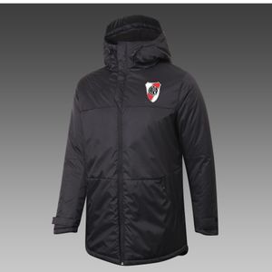 Mens Club Atletico River Plate Men's Down Winter Outdoor Leisure Sports Coat Outerwear Parkas Team Emblem Customized