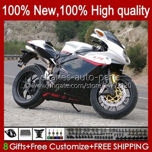 Kit di carenatura per MV Agusta F4 R312 750S 312R 750R 1000R 05 06 Bodywork 35No.49 MA MV F4 750 1000 R CC S Black White Nuovo 1000cc 05-06 Cowling 312 1078 S 2005 2006 Body Full Body