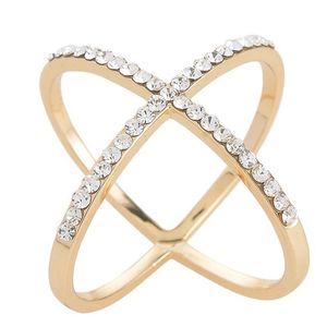 Scarves Multifunctional Scarf Buckle Ring Alloy Crystal Women High-grade Cross Hollow Fashion Holder HSJ88