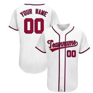 Custom Men Baseball Jersey 100% Stitched Any Number and Team Namn, Om Gör Jersey Pls Lägg till Anmärkningar i Order S-3XL 016