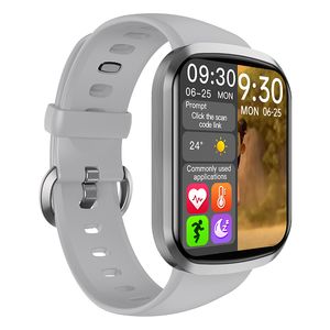 HW13 1,57 cal Inteligentny Zegarek Kobiety Heart-Sing-Monitor Pełny ekran Zespół Fitness Mężczyźni Wodoodporny SmartWatch Sport dla IOS Android