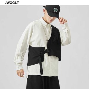 Adjustable hip-hop men's vest 210528