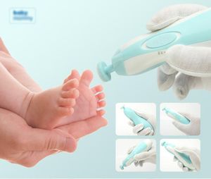 Newborn Baby Safety Electric Nail care Clippers Cutter For Kid BabyNail Trimmer Nail Shell Shear Manicure Tool Set