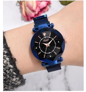 Orologi da polso orologi per marchi migliori per donne in rete magnetica mandata stellante orologio da polso casual orologio da polso orologio da polso reloj