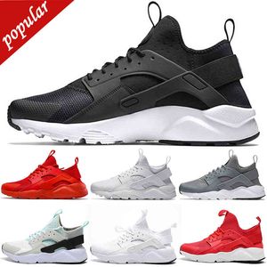 36-45 cheaper huarache running shoes 4.0 huaraches men women triple black Oreo white red Green grey mens womens trainers outdoor sports sneakers