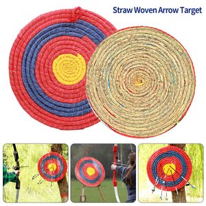 Compound Bow Recurve Shooting Target Grass Archery Straw Arrows Aiming Practice