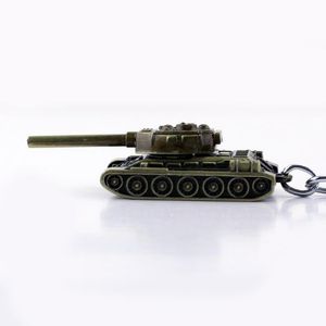 Wholesale tank key for sale - Group buy Keychains Key Chain D Metal Tank Model Pendent Keyring Male Jewelry Gift