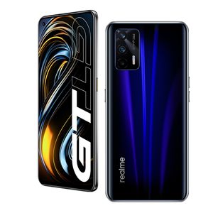 Original Realme GT 5G Mobile Phone 8GB RAM 128GB ROM Snapdragon 888 64MP 4500mAh Android 6.43 inches AMOLED Super Full Screen Fingerprint ID Face NFC Smart Cellphone