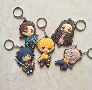 30pcs Anime Movie Demon Action Figures Kimetsu no Yaiba Kamado Nezuko Tanjirou Agatsuma Zenitsu Hashibira Inosuke PVC Keychains 953919964