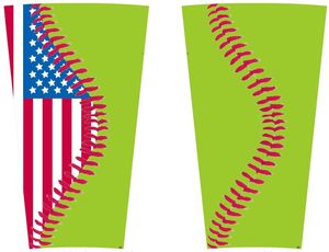 Atacado softball com costura cotovelo porto rico mangas braço crianças camo manga fita digital guarda para crianças adultas joelho