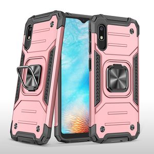 Military Grade Armor Cases with Magnetic Ring Kickstand For Samsung A01 A11 A12 A22 A32 A42 A52 A72 A02S
