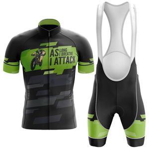 2024 Angriff Fahrradtrikot Set Summer Mountain Bike Clothing Pro Fahrrad Radfahren Jersey Sportswear Anzug MAILLOT ROPA CICLISMO