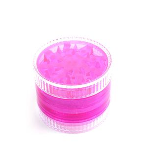 Оптовая продажа новейшего дизайна 63mm 3layer / 4Layer Plastic Plastic Tobacco Grinder Молния в форме сигарет резак сухой травку для курения