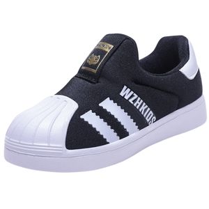 Primavera Autunno Scarpe per bambini per ragazzi Sneakers Casual Mesh Slip-on Bambini Shell Head Girls Fashion Running 220115