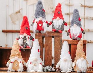 Schwedische Gnome Plüschtier Puppen Skandinavischer Gnome Nordic Tomte Zwerg Home Dekoration Weihnachtsschmuck Spielzeug Gesichtslose Puppe Geschenk DC943