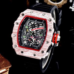 7-7mens montre de luxe zegarki pasek silikonowy designerski zegarek sporty kwarcowy zegar analogowy relogio masculino23