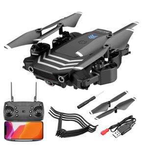 Ls11 vikbar rc drone med 1080p 4k HD-kamera mini quadocopter optisk flöde dubbla kameror drone jul pojke leksaker