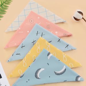 Multistyle Cotton Triangle Baby Feeding Bibs Cute Infant Toddler Boys Girls Soft Burp Cloth Drool Bib Wholesale