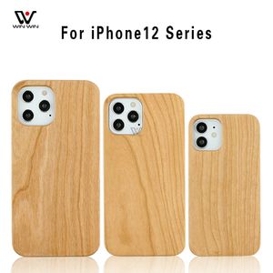 Phone Cases For iPhone 6 7 8 Plus X XS XR11 12 Pro Max 2021 Top-selling Wood TPU Laser Custom Design Engraving Logo Men Women Back Cover Case