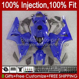 OEM Tulum Seti İçin HONDA CBR 1000 RR CC 1000RR 2006-2007 Kaporta 59No.132 CBR1000RR 1000cc 2006 2007 Parlak mavi CBR1000 RR CBR1000RR 06 07 Enjeksiyon kalıp Kalafatlama