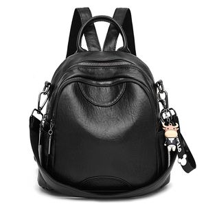 Fashion Shoulder Bag Women Backpacks Student School Bags Lady Outdoor Packs PU Leather Backpack High Quality