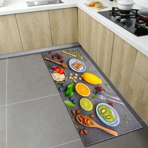 Carpets Modern Kitchen Carpet Entrance Doormat Home Bedroom Bedside Living Room Children Decoration Rug Hallway Bath Anti-Slip Floor Mat