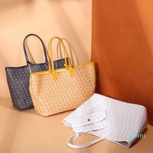 디자이너 - 여성 가방 어깨 토트 단일 양면 폴리 에스터 접이식 쇼핑 55cm 재사용 가능한 접이식 의류 플라스틱 슬링 핸드백