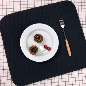 Mats almofadas de microfibra prato de secagem de correntes para pratos Cutelaria Cutelaria Cozinha Restaurante Uso, Super absorvente