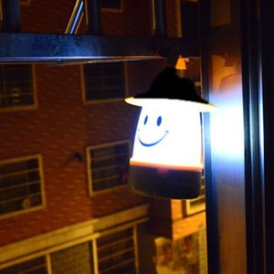 Gülümseme Yüz LED Işık Yatak Odası Kamp Bahçesi Dekorasyonu