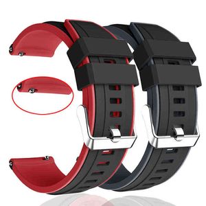 Watch Band 22mm Silicone Strap For Huawei GT 2 GT2 Pro Watch Strap Replacements Honor Magic 1 2 46mm Watch Mens Strap H1123