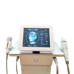 Equipamento de beleza facial 2 em 1 máquina de microagulha fracionária rf com martelo frio anti-acne encolher poros ferramentas de cuidados com a pele facial removedor de estrias