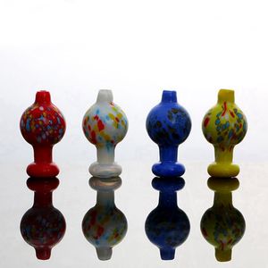 Bunte variieren Pyrex dickes Glas Rauchen Blase Carb Cap Ball Wasserpfeife Bong Shisha Abdeckung tragbare innovative Design Perücke Wag Quarz Nägel Zubehör DHL-frei