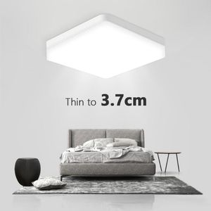 Quadrato 18W 24W 36W AC85-265V moderno per soggiorno illuminazione domestica superficie montata giù luci di soffitto a LED bianche calde fredde