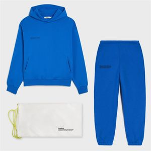 Mens Tracksuits Two Piece Loose Sweatshirt Sweatpant Sporting Long Track Pants Sweat 2 Piece Tracksuits Outfits Solid Color Sets 210916