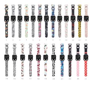 Zachte Siliconen Band Band Leuke Cartoon voor Apple watch Serie 7 6 2 3 4 5 iWatch 45mm 41mm 38MM 42MM 40MM 44MM Polsband