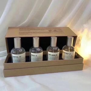 Pacote de marca de alta qualidade perfume unissex feminino masculino sabor natural sabor madeira perfume feminino fragrâncias 4X30Ml (13-29-31-33)