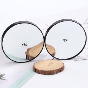 Makeup Mirror 3/5/10/15X Magnifying Mirror With Two Suction Cups Cosmetics Tools Round Magnification