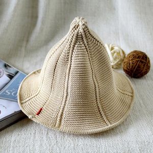 旅行の日焼け止め魔女の帽子ファッションアクセサリーキャップ麦わら帽子のための夏の女性の通気性の太陽の帽子