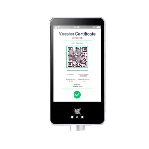 Kontrollera EU: s hälsoskanner QR Reader European Certificate Control Green Pass Code Scanning med 8 tums skärm Android 7 WiFi (2,4 g) HS-610